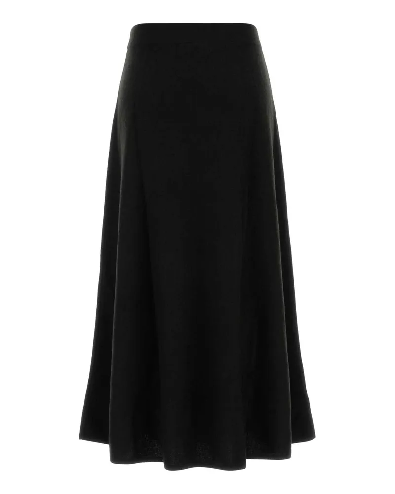 Lisa Yang Women's Black Cashmere Torie Skirt Exterior: Gonne Black