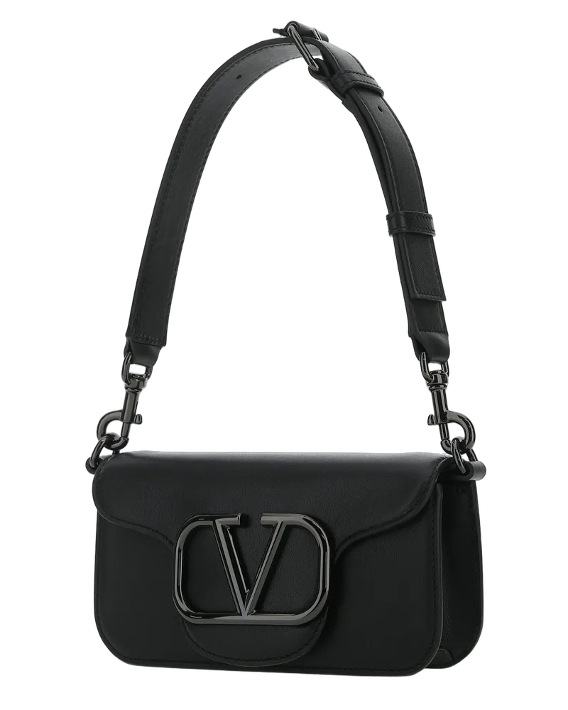 Valentino Garavani Nero Calf Leather - Bos Taurus Borse A Mano Bag Black