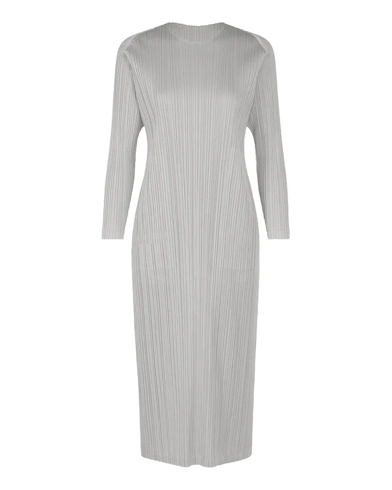 Issey Miyake Pleats Please Dress — Gray Gray