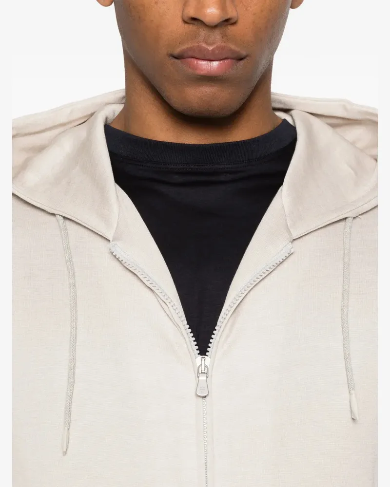 Eleventy Men's Zip-Up Hoodie Ss26 M 