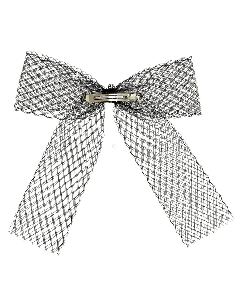 Maison Michel Aya Hair Clip — Black Black