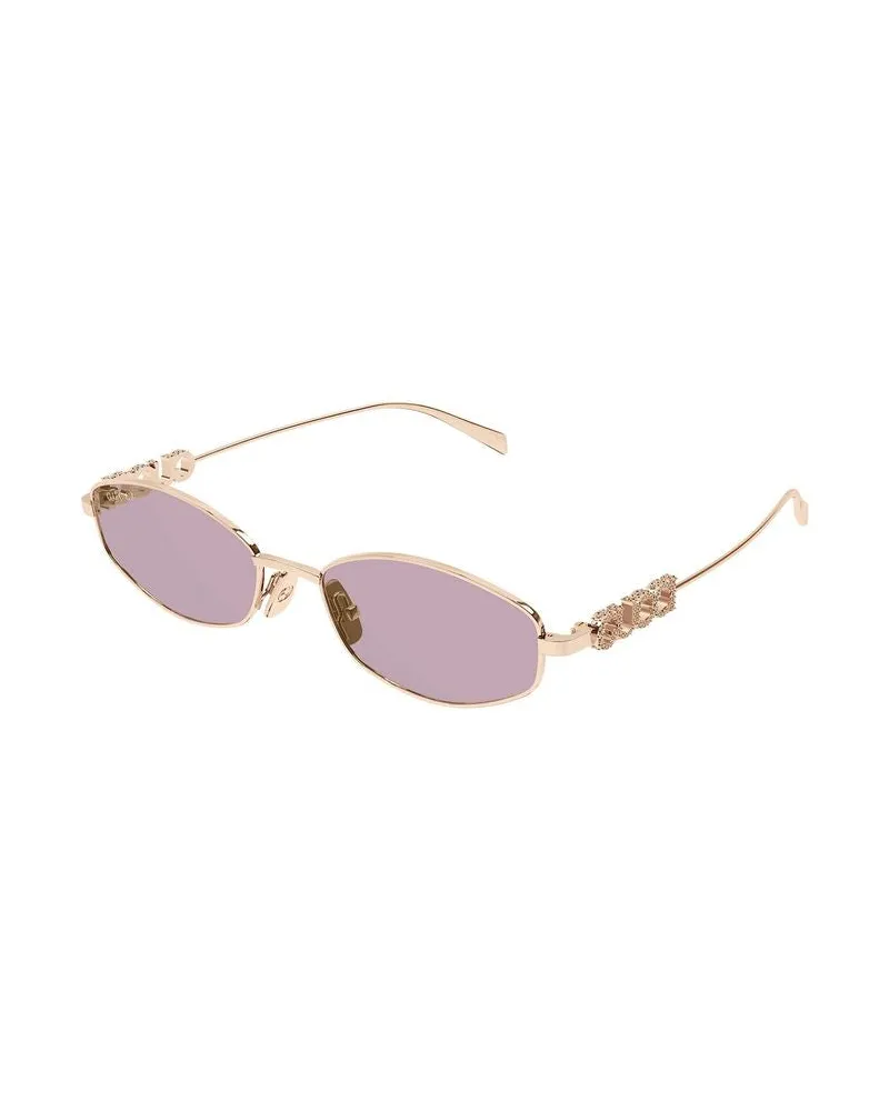 Gucci GG1802S Metal Frame Sunglasses — Gold Gold