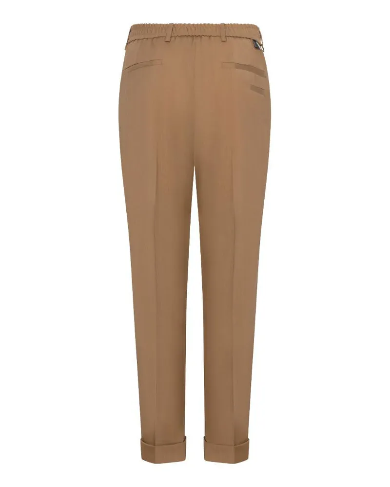 Low Brand Men's Trousers Beige Virgin Wool Beige
