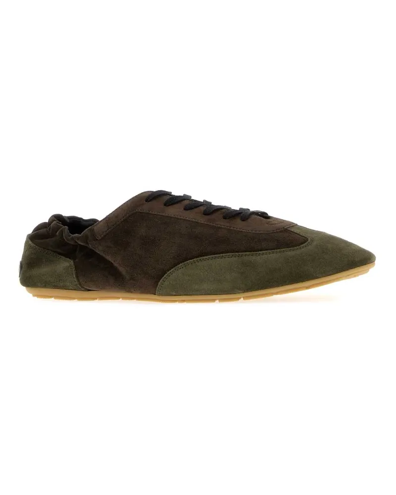 Saint Laurent Men's Lewis 05 Sne Velvet Plus-Gora Blowtaupebitterka Mocassini Loafers Brown