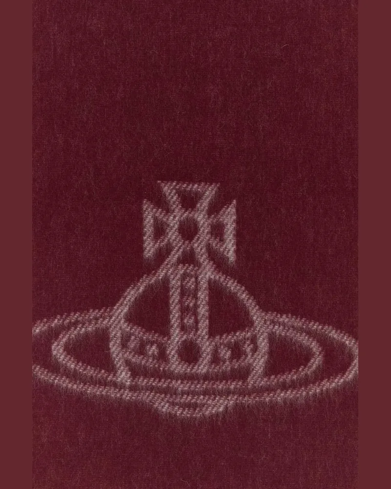 Vivienne Westwood Women's Burgundy Wool Scarf Aw26bordeaux Exterior: Sciarpe E Foulard Scarfs Burgundy