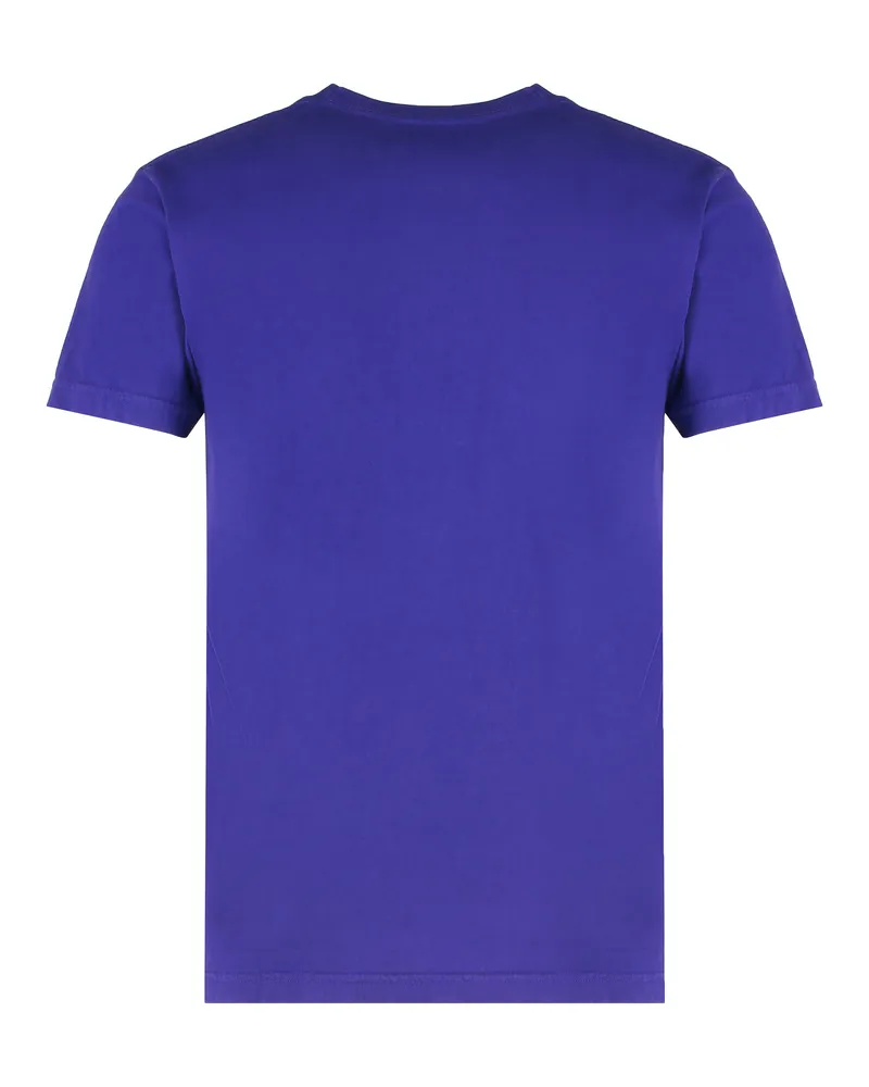 Local Authority Men's Purple Cotton Crew-Neck T-Shirt T-Shirts And Polos Purple