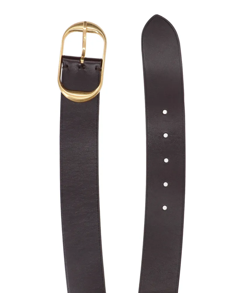 Nili Lotan Women's Belts Brown Calf Leather Brown