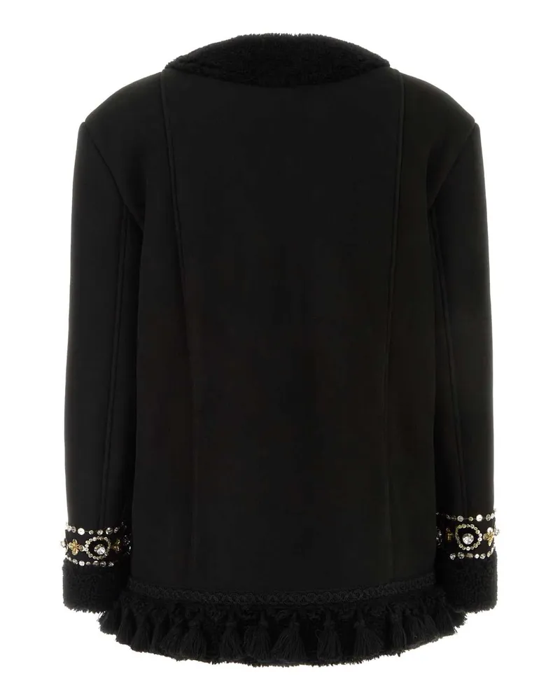 Valentino Garavani Pelliccia Coat — Black Black