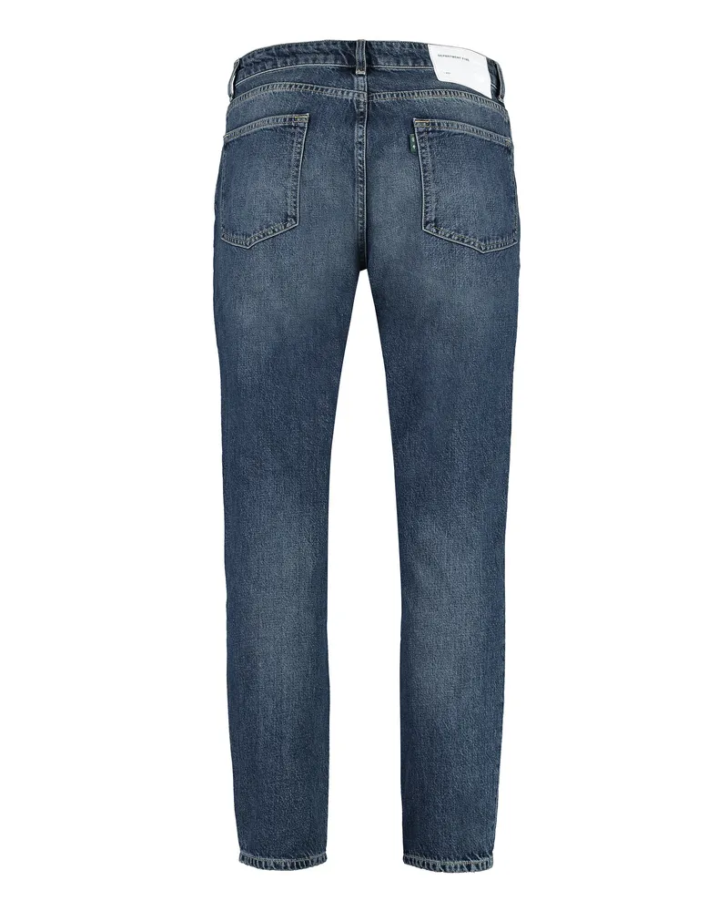 Department 5 Slim-Fit Cotton Jeans — Blue Blue