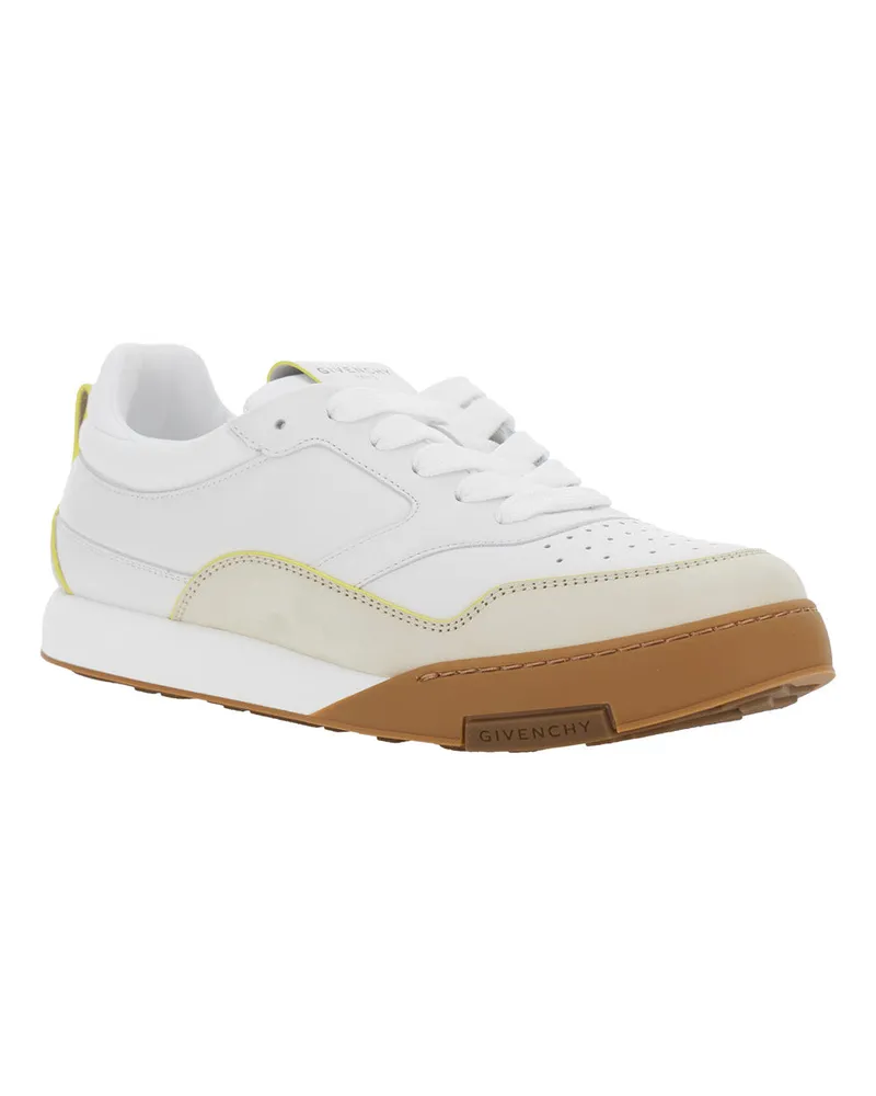 Givenchy Men's Low-Top Sneakers White Leather Trainers 