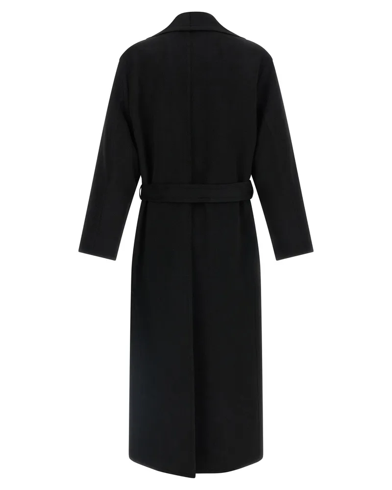 Tom Ford Wool-Cashmere Blend Coat — Black Black