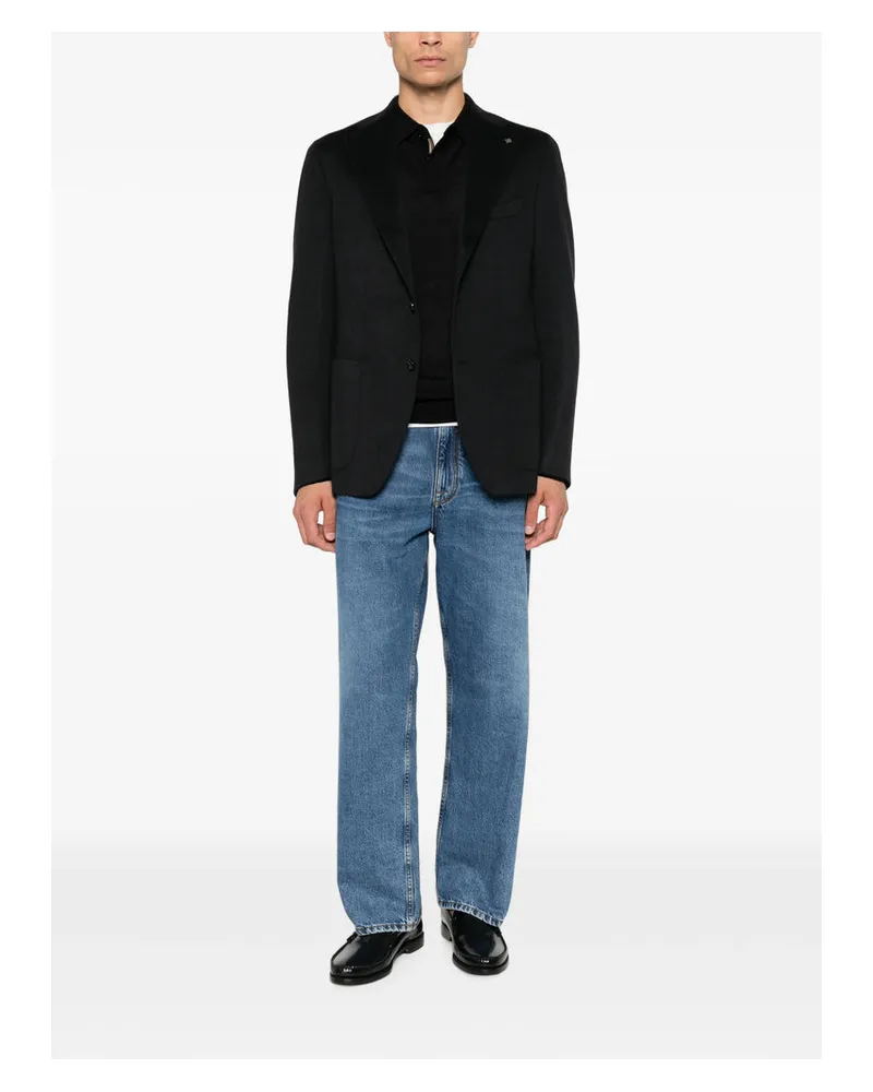 Tagliatore Cashmere Blazer — Blue Blue