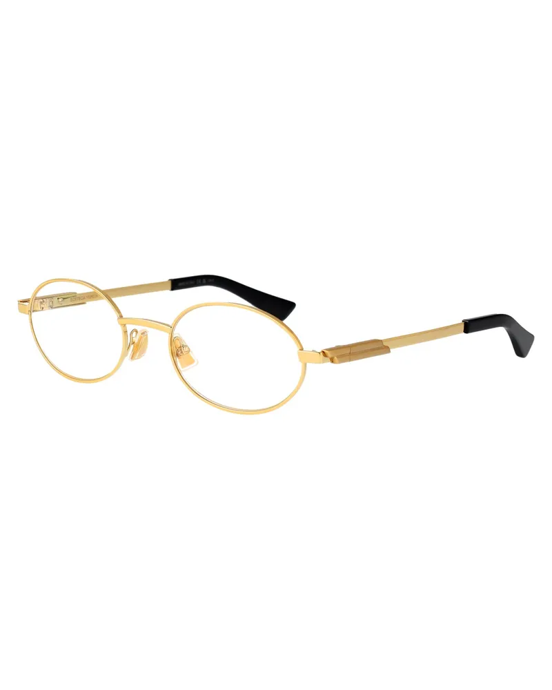 Bottega Veneta Unisex Sunglasses Bv1470s Gold Metal Gold