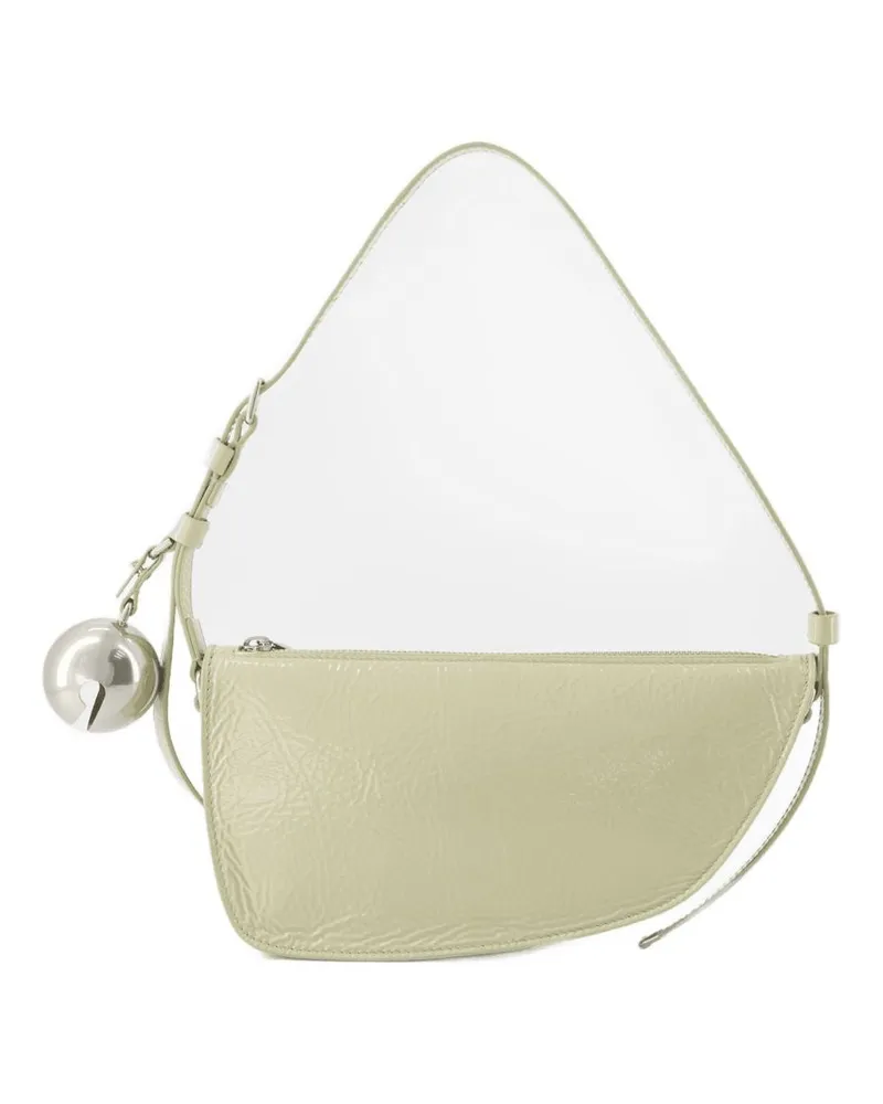 Burberry Women's Shield Sling Mini Wallet Beige Lambskin Beige