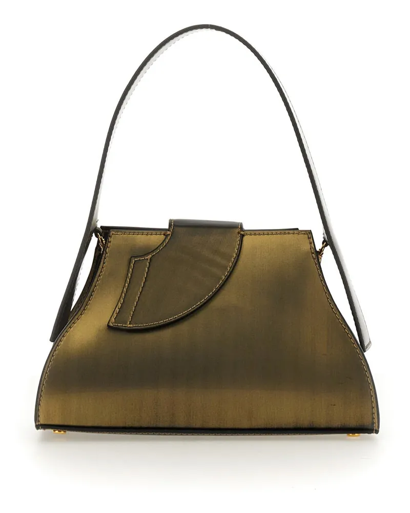 GCDS Women's Small Comma Holographic Bag Black Tpu Polyurethane Other Fibres Handbags Hand Black