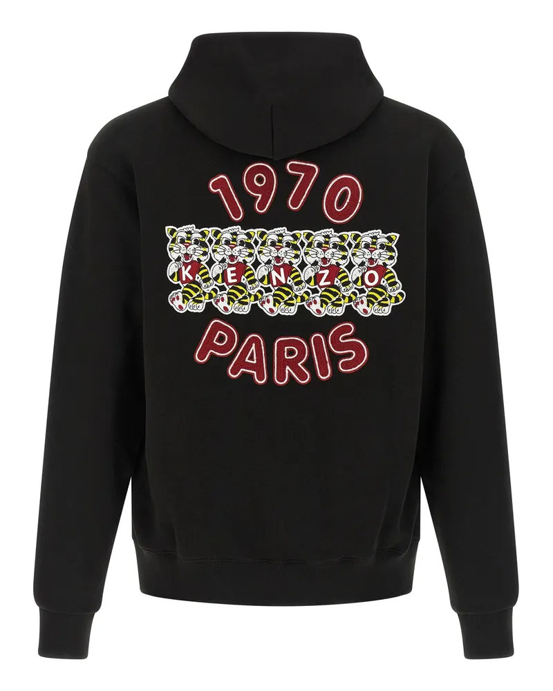 Kenzo Wild Tiger Hoodie — Black Black