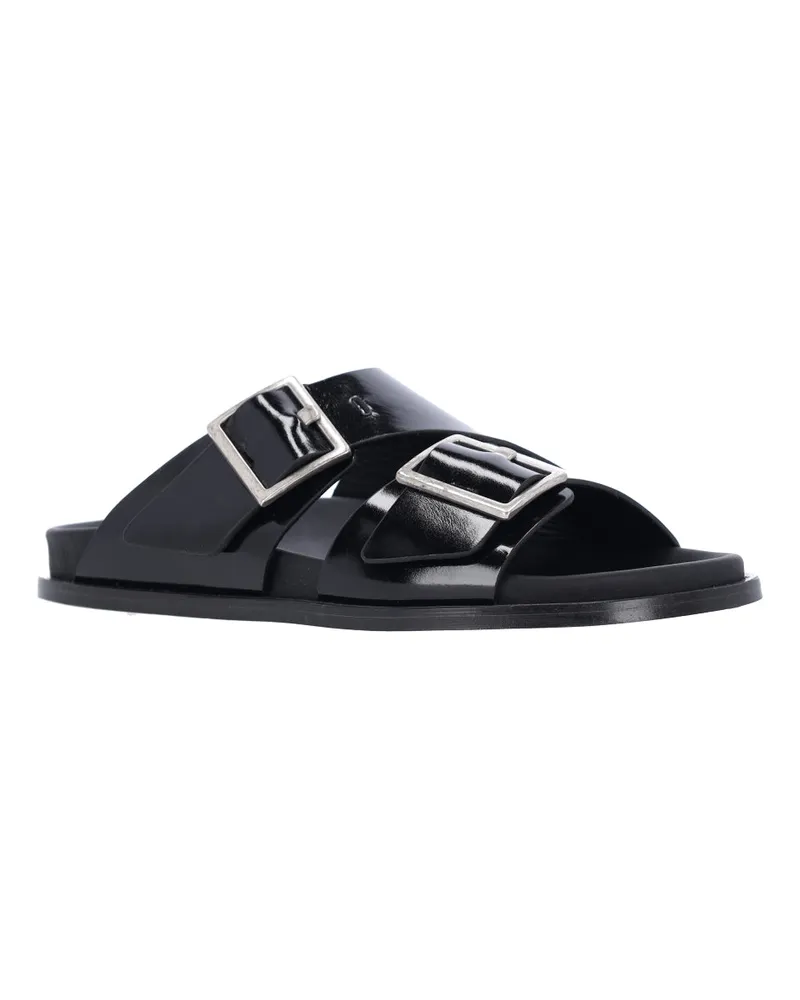 Alohas Women's Sandals Black Leather Black