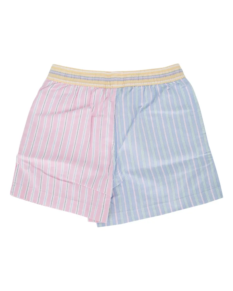 Ralph Lauren Boys' Multistripe Shorts Multicolor Cotton Jean Multicolor