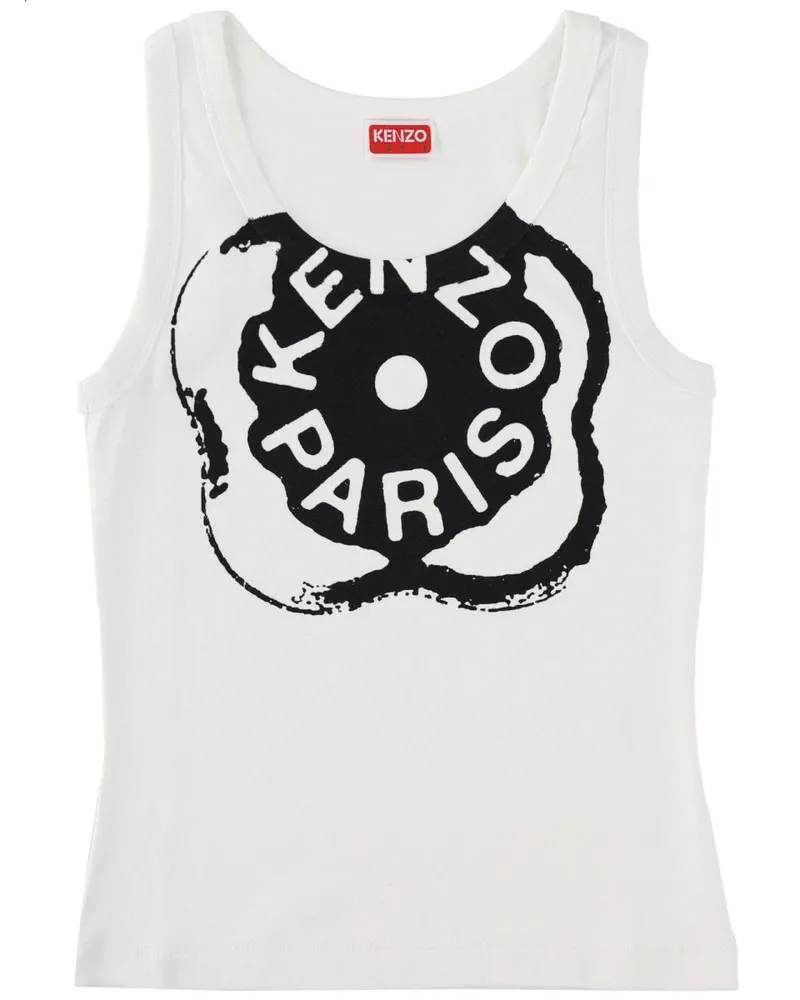 Kenzo Boke Flower Tank Top — White White