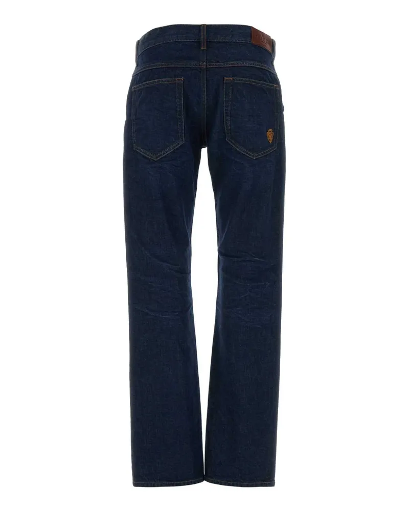 Gucci Men's Denim Jeans Blue Cotton Blue