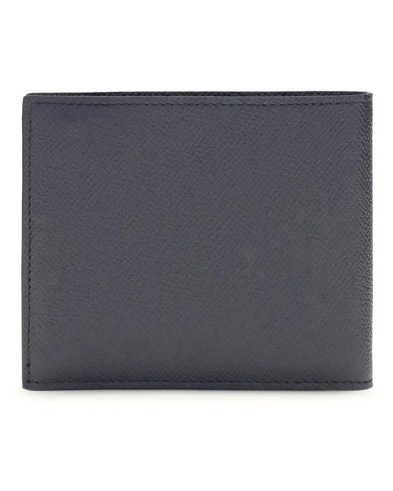 Ferragamo Men's Leather Wallet New Navy Calf Bos Taurus Navy