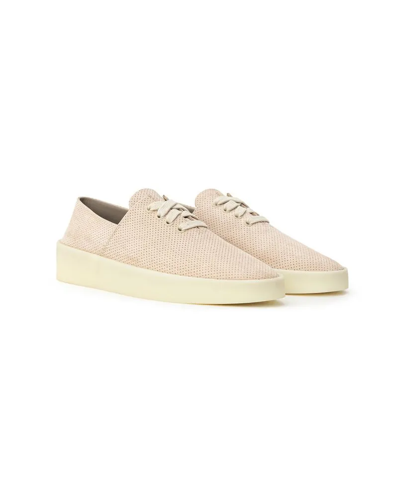 Fear of God Men's Beige Leather Low Top Sneakers Beige