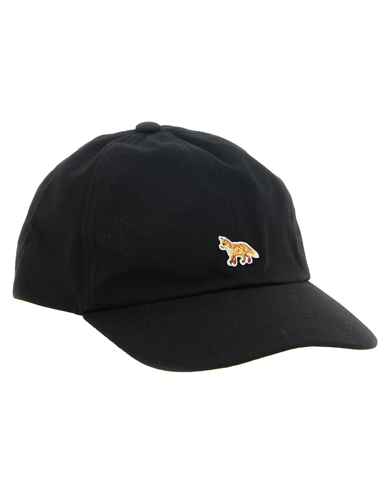 Kitsuné Baseball Cap — Black Black
