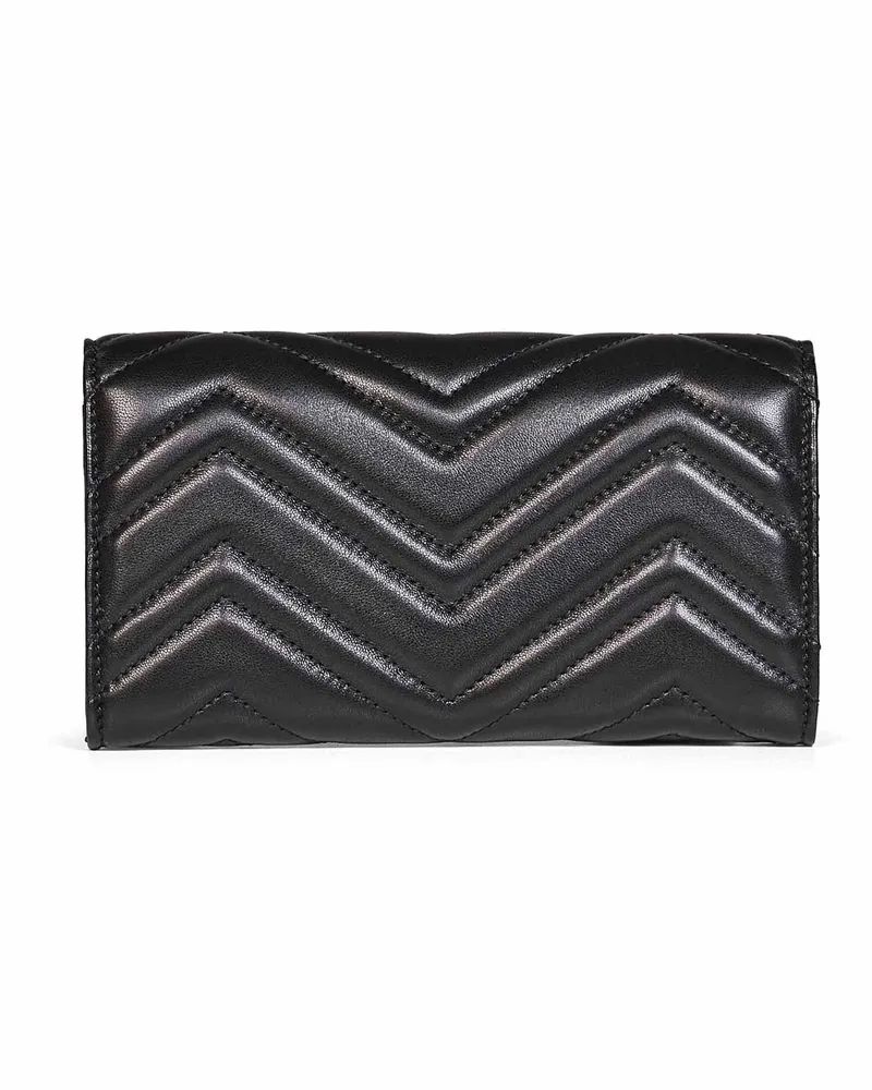Gucci GG Marmont Wallet — Black Black