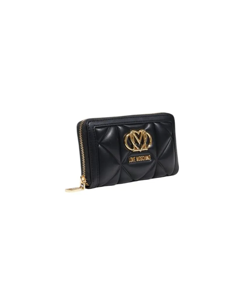 Moschino Women's Black Polyethylene Wallet Black