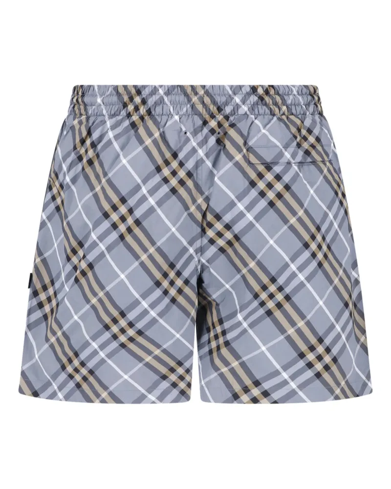 Burberry Men Sea Clothing Blue Polyamide Blue