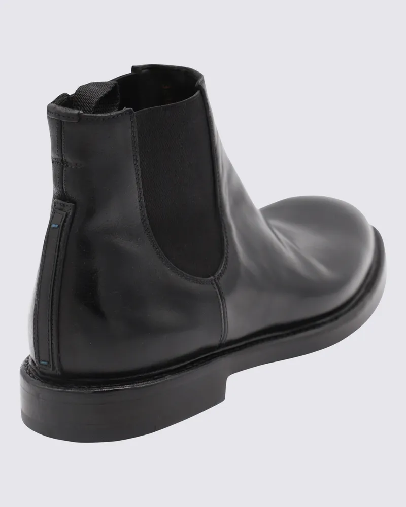 Premiata Men's Boots Nero Lav. _cover Le Sole El Black