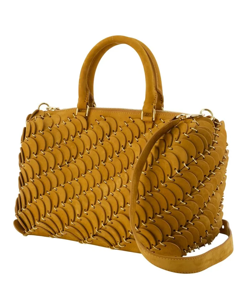 Paco Rabanne Women's Purse -  Leather Brown Calfskin Bags Handbags-Purses Brown
