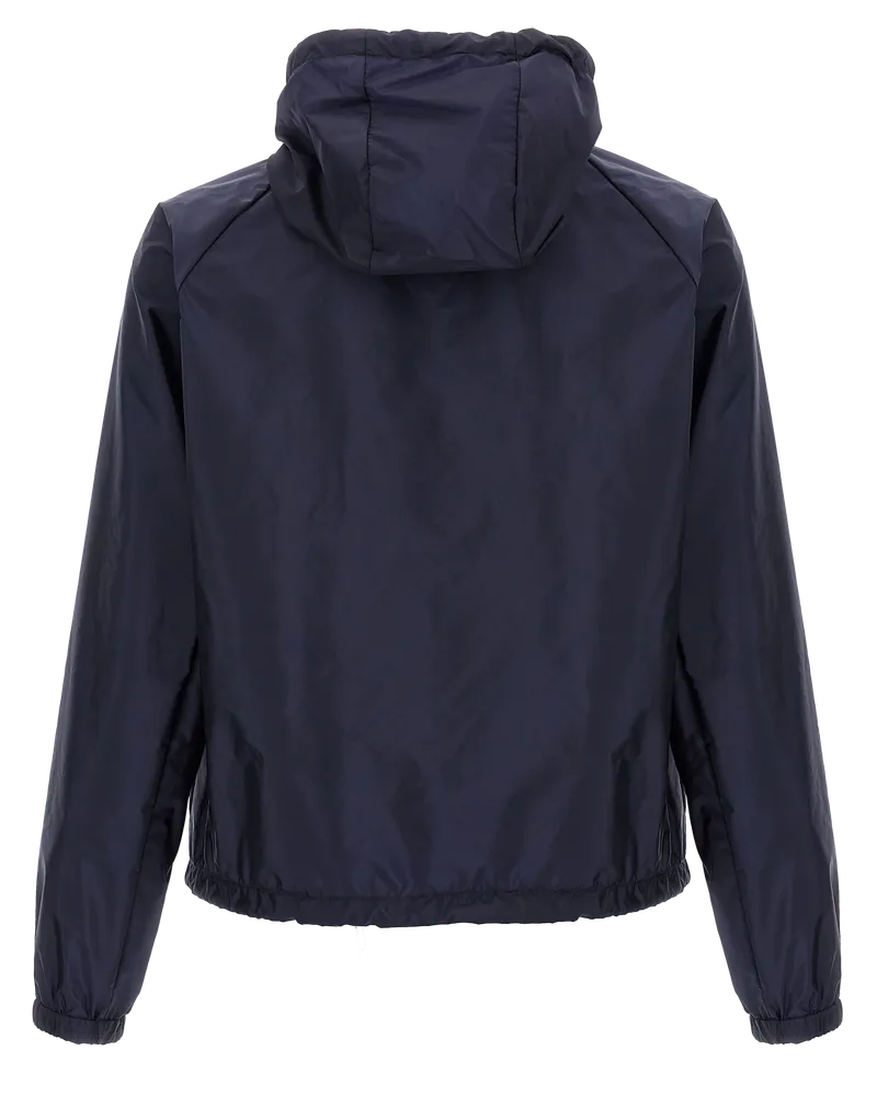 Prada Men's Blue Recycled Polyamide Jacket Clothing Navy