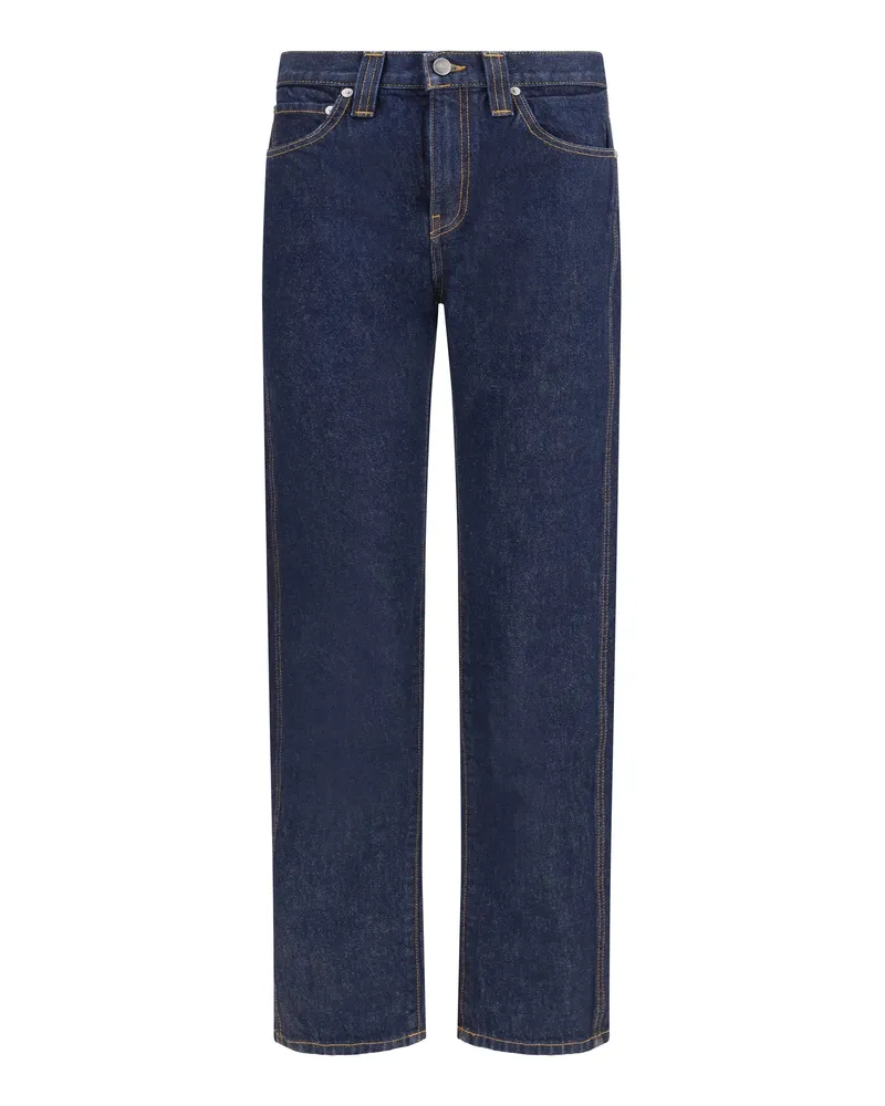 KHAITE Women's Jeans Farley Benson Cotton Blue
