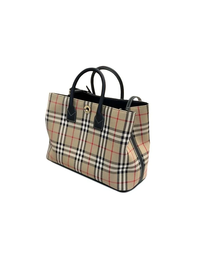 Burberry Top Handle Bag — Beige Beige