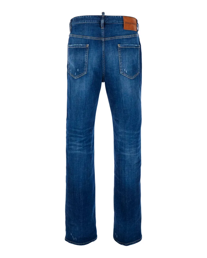 Dsquared2 Men's Jeans Blue Denim Cotton Blue