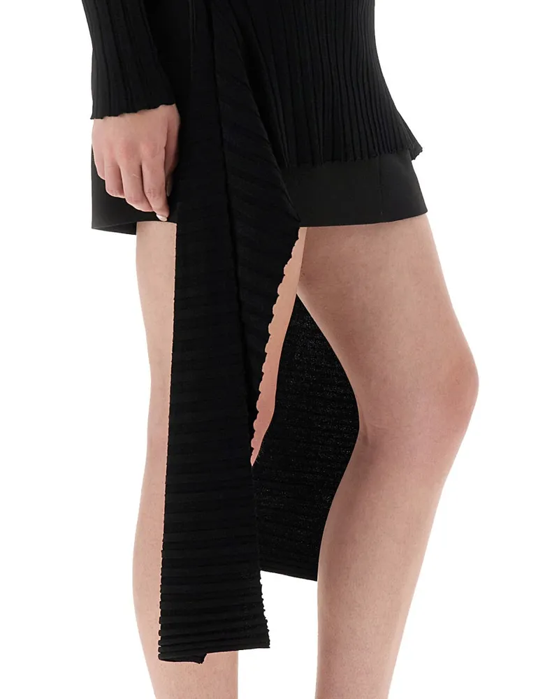 Moschino Viscose Slim Fit Sweater — Black Black