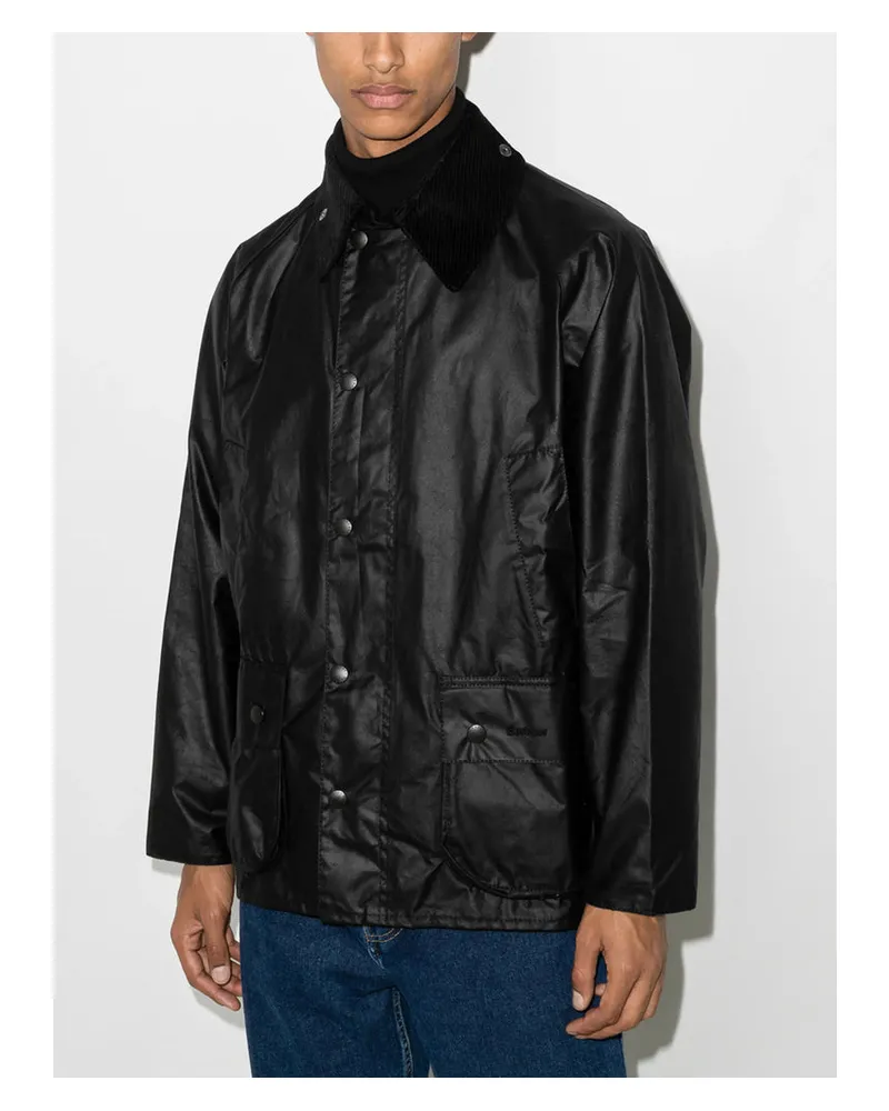 Barbour Bedale Jacket — Black Black