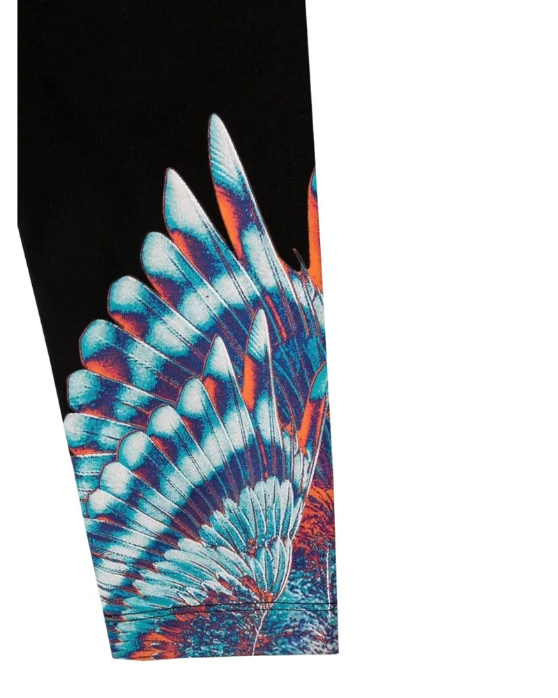 Marcelo Burlon | County of Milan Blue Birds Wings Leggings — Black Black