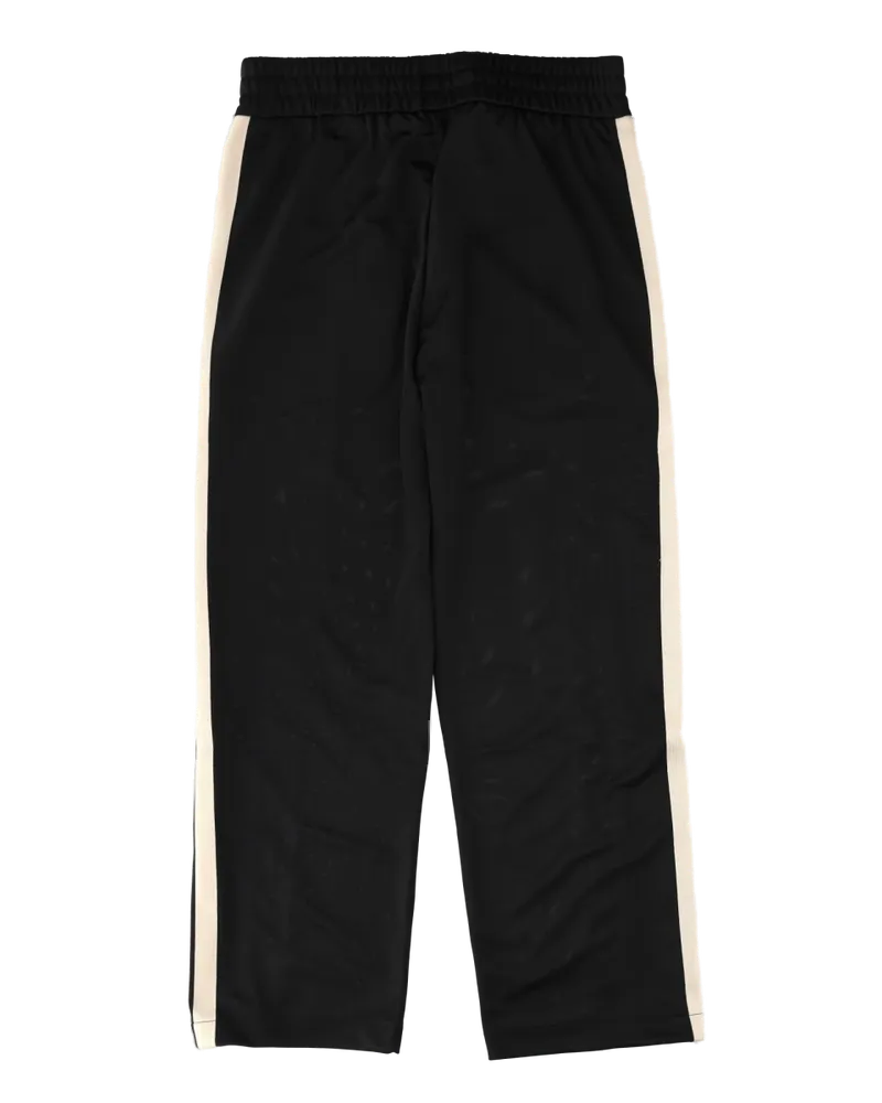 Palm Angels Side-Stripe Logo Joggers — Black Black