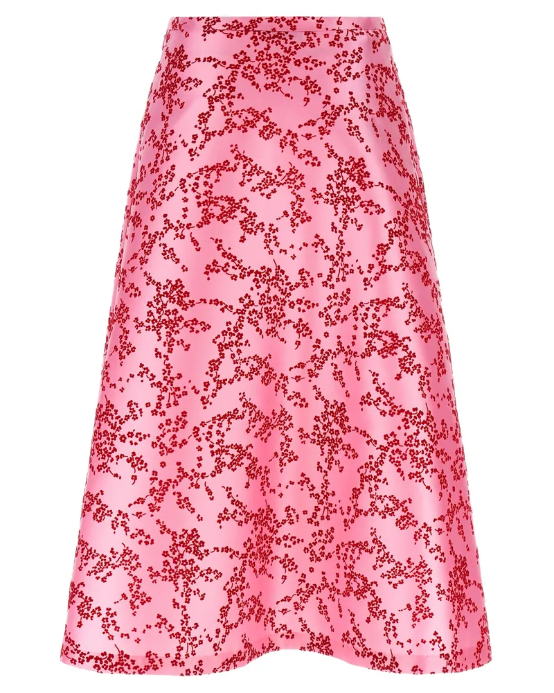 Alberta Ferretti Women's Multicolor Polyester Mini Skirt Pink