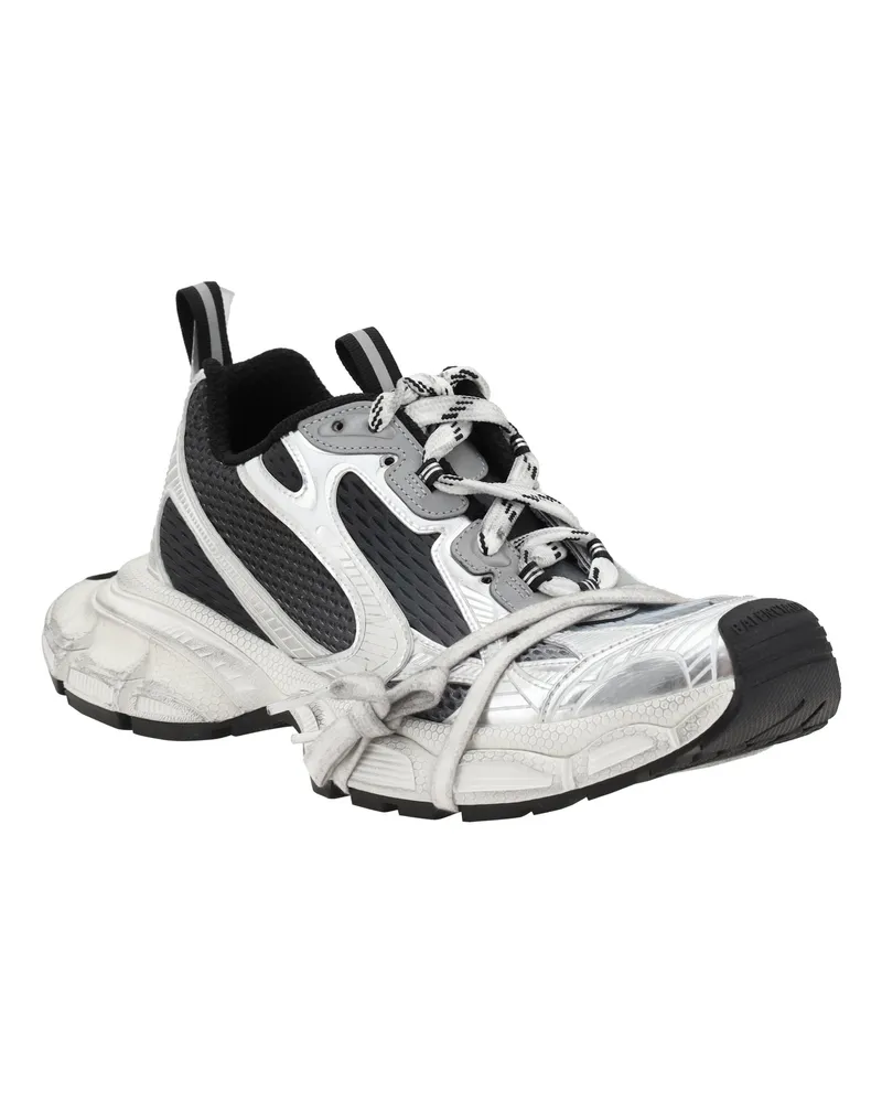Balenciaga Men's 3xl Sneakers Blk-Grey-White Polycarbamide; Polyester Blk/grey/white White