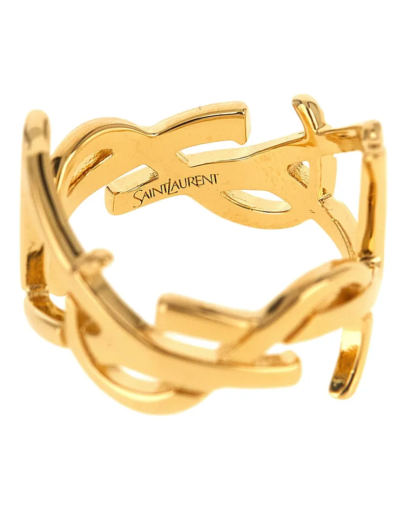 Saint Laurent Scarf Clip — Gold Gold