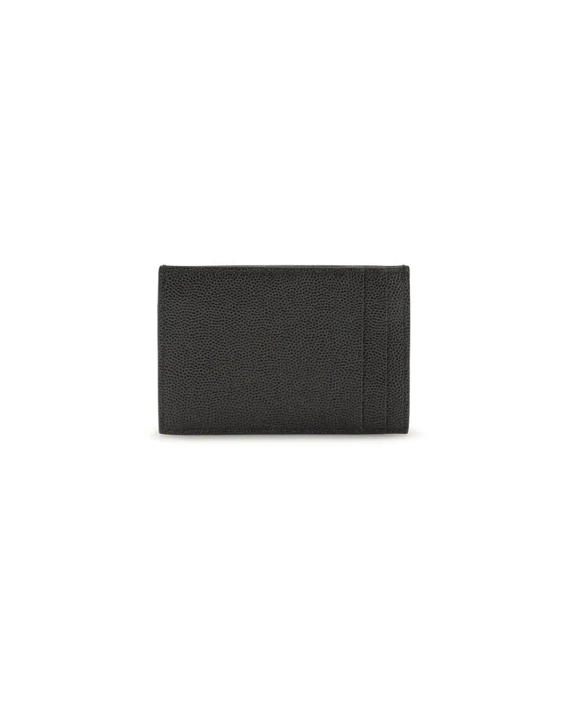 Saint Laurent Women's Black Calf Leather Bos Taurus Wallet Black