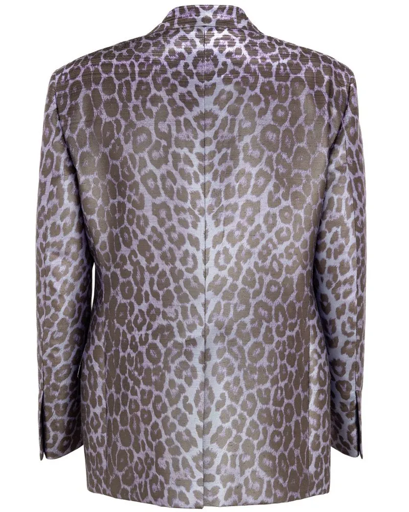 Tom Ford Men's Purple Viscose Blazer Clothing Purple