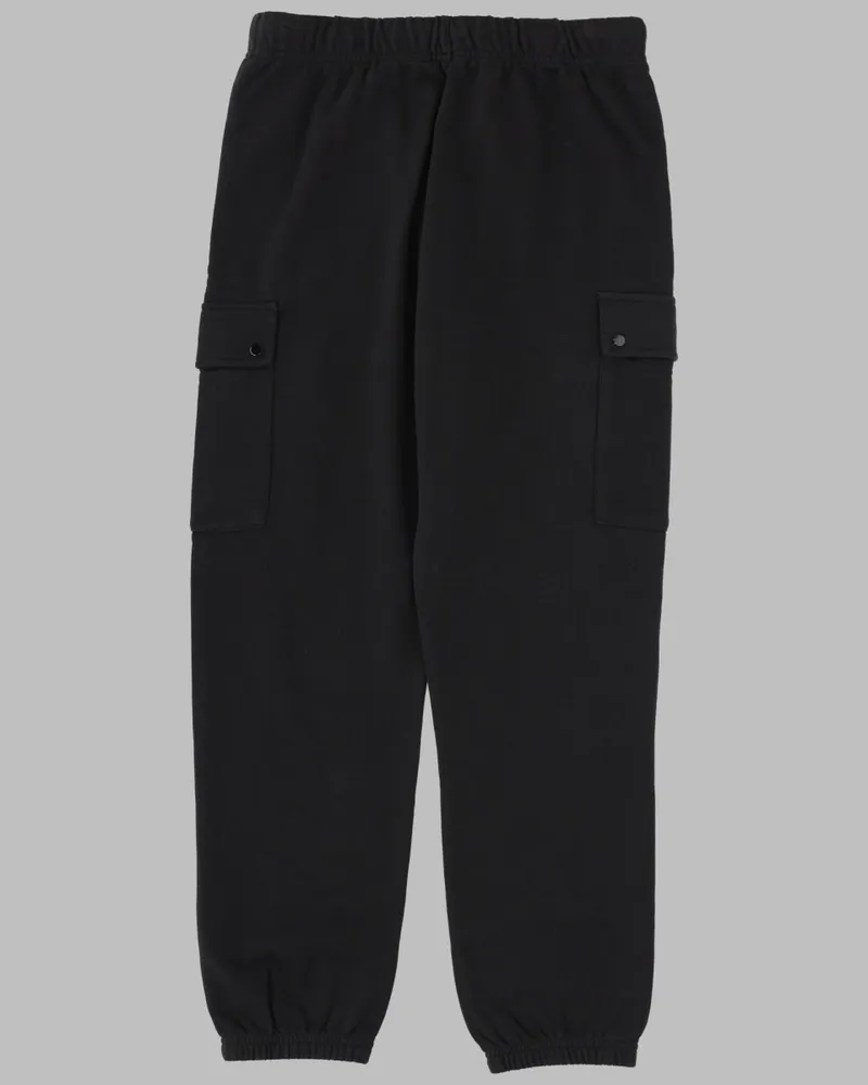 C.P. Company Cotton Cargo Trousers — Black Black