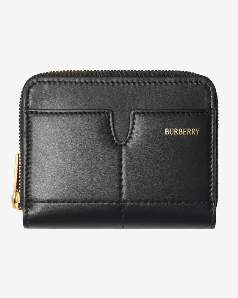 Burberry Women's Leather Wallet Black Calfskin & Purses Black