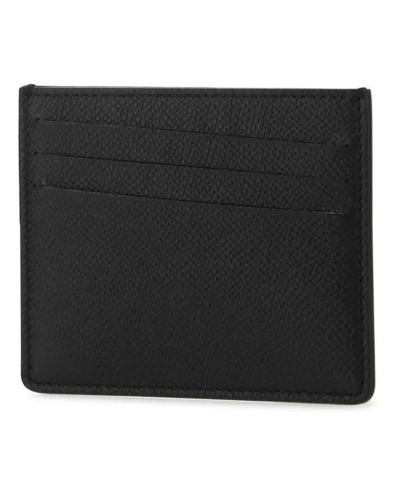 Maison Margiela Men's Black Leather Card Holder T8013 Portafogli Black