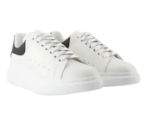 Men's Oversized Low-Top Leather Sneaker White Calfskin