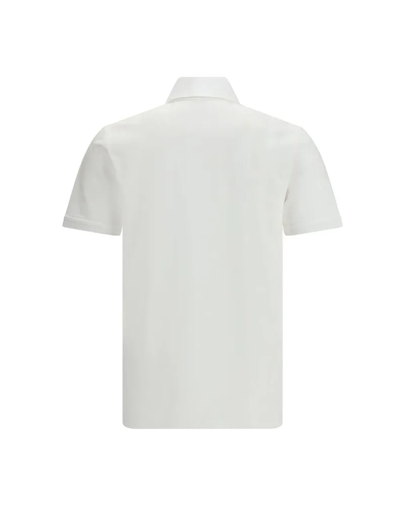Givenchy Men White Cotton Polo Shirt White